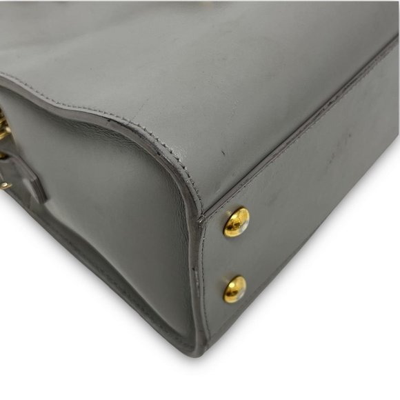 Saint Laurent Small Monogram Cabas Tote Grey - Picture 8 of 13